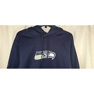Under Armour Seattle Seahawk NFL Combine Authentic Blue Long Sleeve  Size Medium